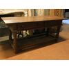 tav226 - walnut and chestnut table, 17th century, size cm l 186 xh 80     