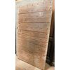 ptir443 - porta rustica chiodata in legno di castagno, epoca '800. mis. cm l 99 x h 180