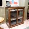 Showcase showcase in walnut briar from the second half of the 19th century     