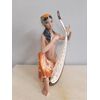 CERAMICA LA DONATELLA &quot;RAMAYAMA&quot; INDIAN WOMAN FIGURE WITH LENCI STYLE HARP     
