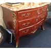 Veneered chest of drawers twentieth century.