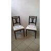 of neoclassical chairs couple