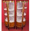 Pair of Napoleon III display cabinets