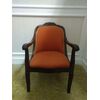 Armchair in solid walnut     