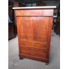 Secretaire in noce - ribalta - scrittoio epoca meta' 800 - piano in marmo impero