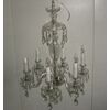 Vintage Bohemian crystal chandelier     