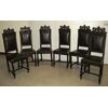 Six antique neo-Renaissance chairs. Early 1900s     