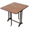 antique coffee table with flaps in walnut inlaid Sec. XIX NEGOTIABLE PRICE