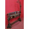 Carved baby cot