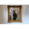 Large golden mirror     