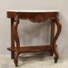 Antique Louis Philippe console in walnut - Italy, 19th century     