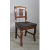 Empire chair - Charles X in solid walnut - early 19th century     
