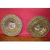 Elegante coppia di piatti con miniature Napoleone III fine "800