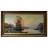Quadro "fiume con barca" - O/7020