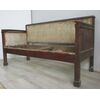 Empire walnut sofa - plinth feet - early 19th century - sofa sofa - to restore - beautiful !!!     