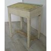 Lacquered fir school desk writing desk with opening top - table - early 1900s     