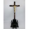 Magnificent 18th century cross with tortoiseshell and ivory chrome trim