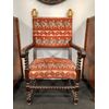 High chair of 700 in walnut