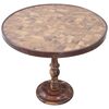 Inlaid antique style round coffee table 20th century NEGOTIABLE PRICE