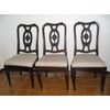three Louis XVI chairs     
