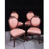 4 Medallion chairs, Southern Italy '800