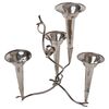 Simple English &quot;epergne&quot; in silver plate - O / 2851     