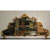 Vintage &quot;matte&quot; gold gilded mirror     