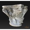 Large ancient marble capital     
