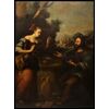 Genoese school (late 17th century) - Jesus and the Samaritan woman at the well