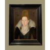 French school (late 16th century) - Magnificent portrait of a lady on wood     