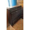 Chest of drawers with 4 moved drawers in mahogany     