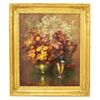 ANCIENT PAINTINGS WITH FLOWERS, EIGHTEENTH CENTURY, OIL ON CANVAS, SIGNED J. STAPPERS. (QF155)     