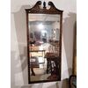 English mirror in inlaid mahogany     