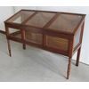 Code 3261 Mobile Showcase by exposure in solid walnut.Period half of 1800