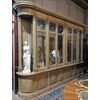 lib124 - Marche wooden bookcase / display cabinet, cm l 420 xh 232 x d. 60     