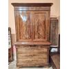 Double body sideboard in mahogany feather Louis Philippe period