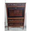 Secretaire antico in noce con piano in marmo epoca Luigi XVI fine 700