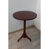 Walnut coffee table with briar top - flower stand - bedside table - late 19th century     
