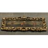 pan261 - panel with canvas and gilded wooden frame, cm l 180 xh 60     