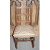 Elegant walnut upholstered chair in Piedmont