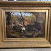 QUADRO “PAESAGGIO CON FIGURE” DI EDWARD HENRY HOLDER - XIX SEC. 