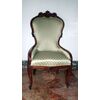 Louis Philippe walnut living room armchair