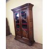 WALNUT BOOKCASE WITH TWO DOORS PROVENCAL STYLE EARLY AGE 800 cm L145xP43xH238 (body measurements)     