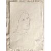 Pencil drawing on paper signed Arturo Pietra.     