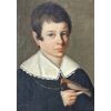 &quot;Portrait of a child with a bird&quot; - &quot;Portrait of a mature woman with a book in her hand&quot;     