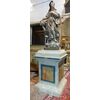 dars485 - Archangel with wooden base, 17th century, cm l 80 xh 257     