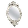 refined oval Murano mirror first decades 20th century NEGOTIABLE PRICE     