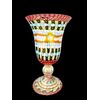 Lampada a calice con inserti a murrine policrome e foglia oro.La Murrina,Murano.