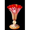 Lampada in vetro incamiciato con inserti a murrine e foglia oro.Marca La Murrina. Pezzo unico.