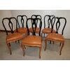 Six Chippendale style 50&#39;s “group” chairs     
